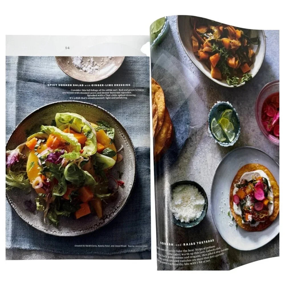Martha Stewart‎ Living Magazine October 2015 Fall Pumpkin Halloween Recipe Card